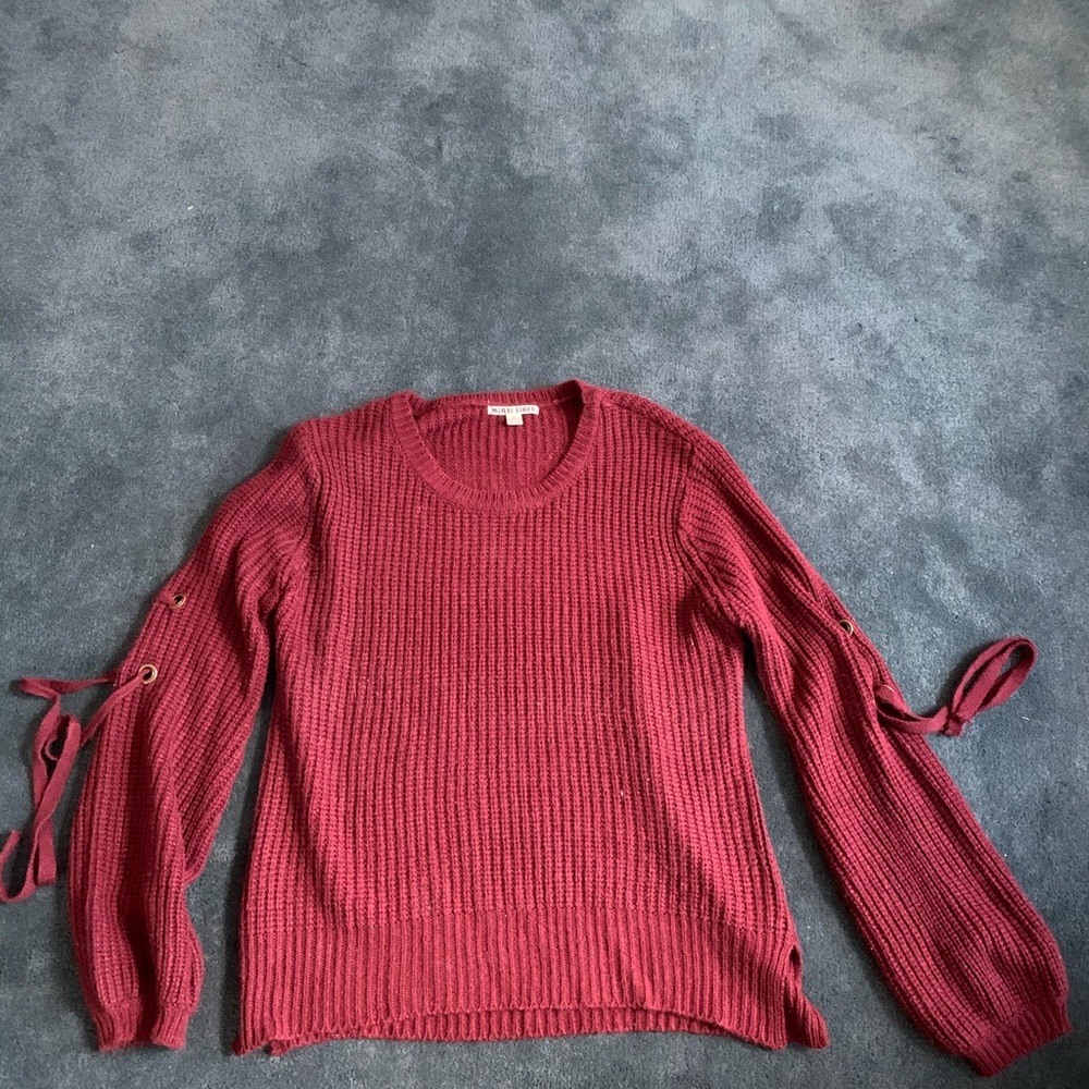 Girls maroon sweater
